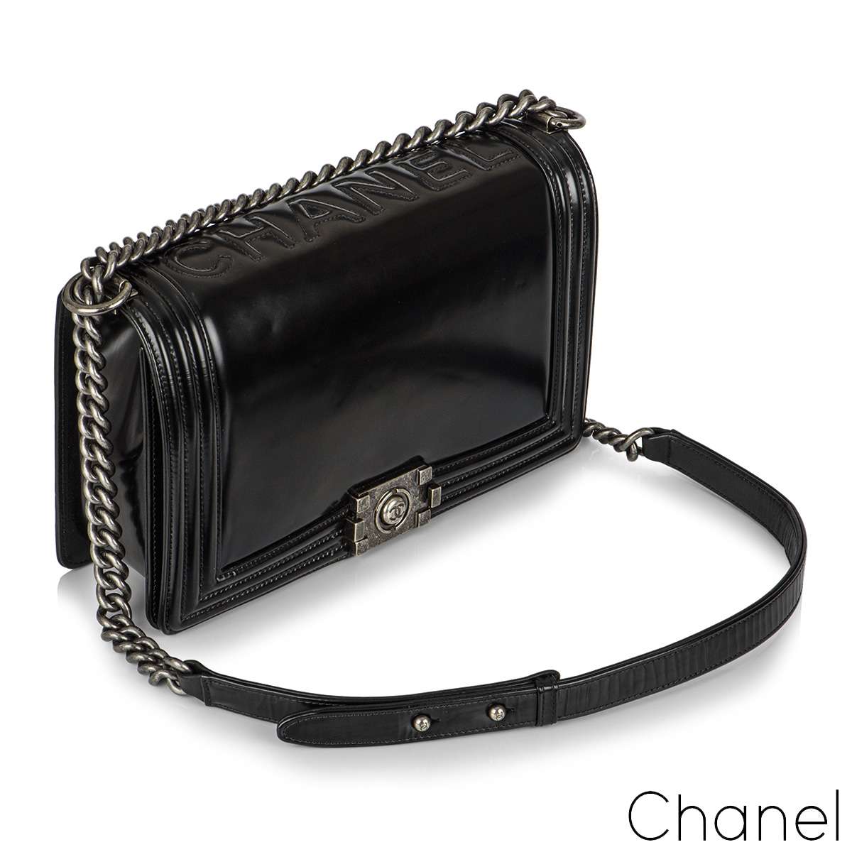 Chanel reverso sales boy bag